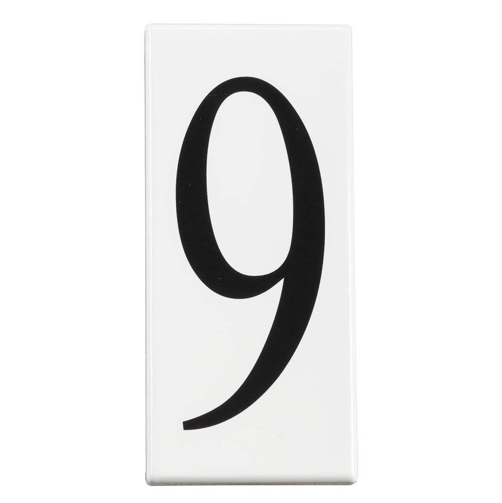 KICHLER 4309 Address Light Number 9 Panel White