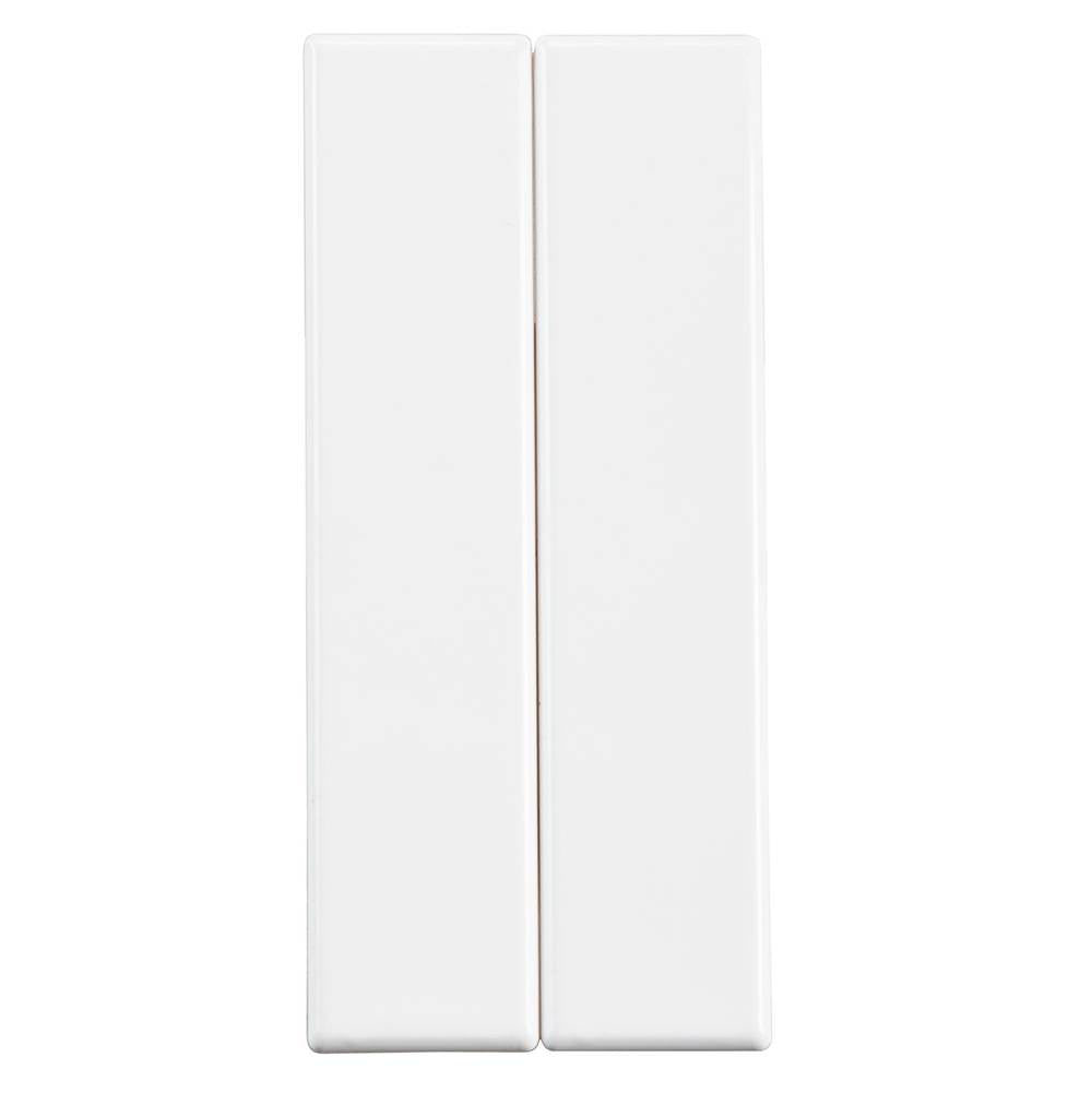 KICHLER 4311 Address Light Set of 2 Half Size Blank Panels White