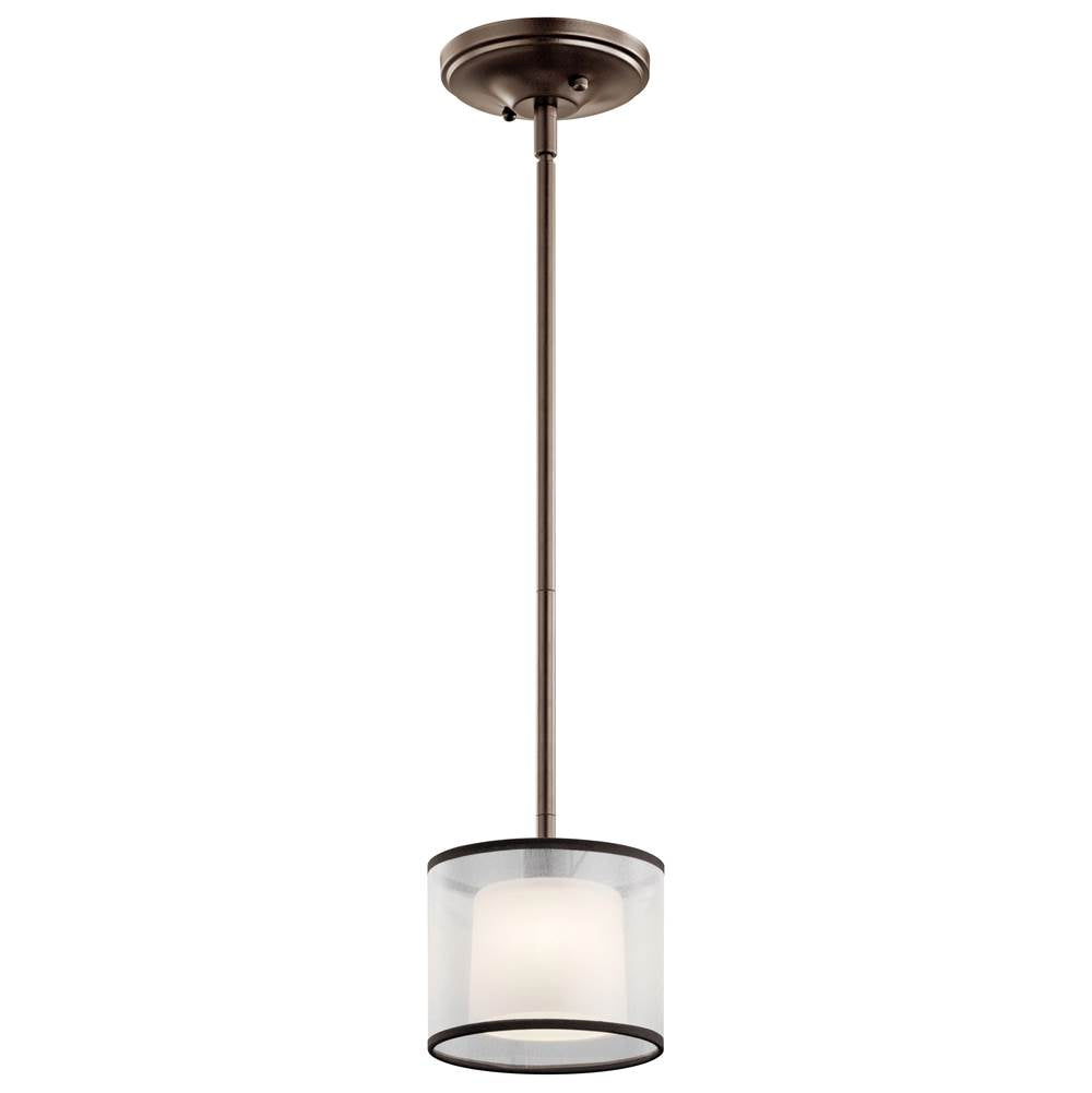 KICHLER 43152MIZ Tallie 1 Light Mini Pendant Mission Bronze