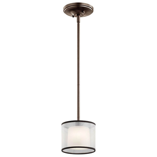 KICHLER 43152MIZ Tallie 1 Light Mini Pendant Mission Bronze