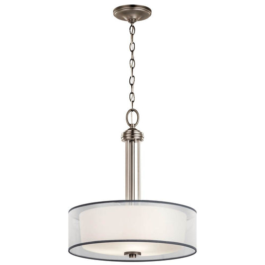 KICHLER 43153AP Tallie 3 Light Pendant Antique Pewter