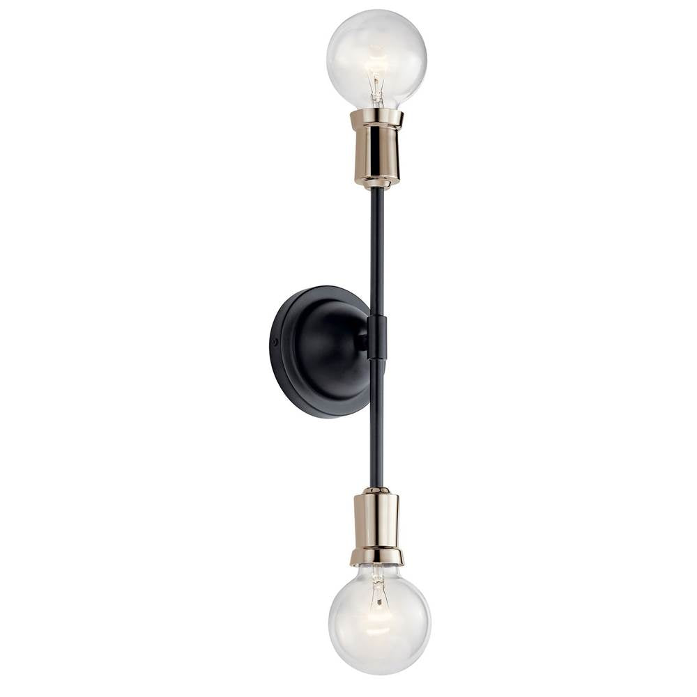 KICHLER 43195BK Armstrong Wall Sconce Black