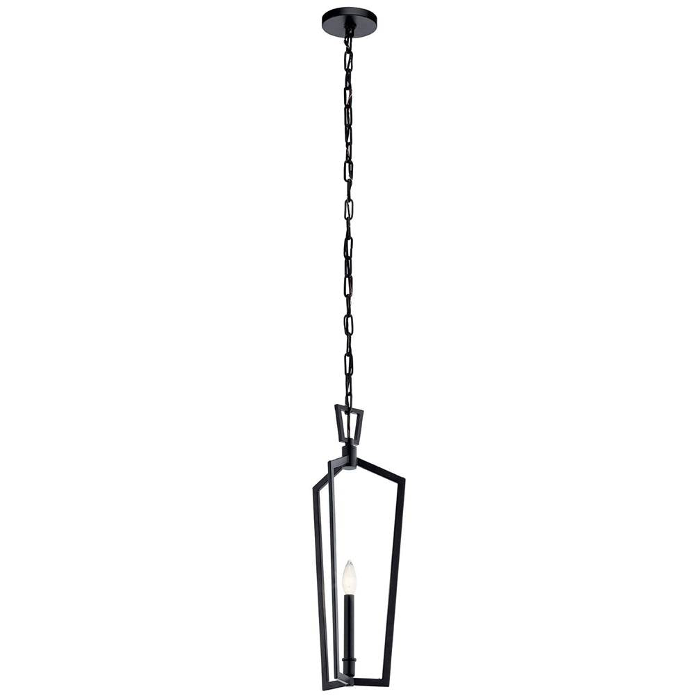 KICHLER 43497BK Abbotswell 1 Light Mini Pendant Black