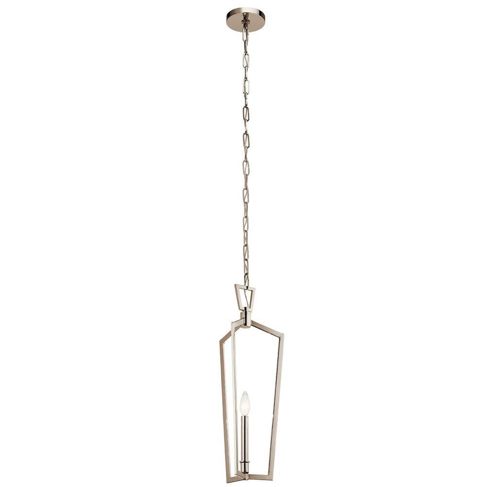 KICHLER 43497PN Abbotswell 1 Light Mini Pendant Polished Nickel