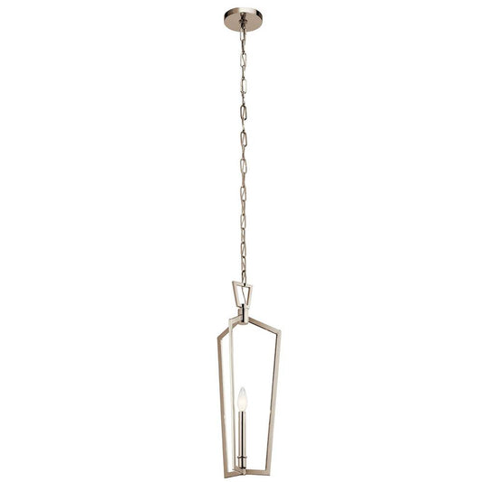 KICHLER 43497PN Abbotswell 1 Light Mini Pendant Polished Nickel