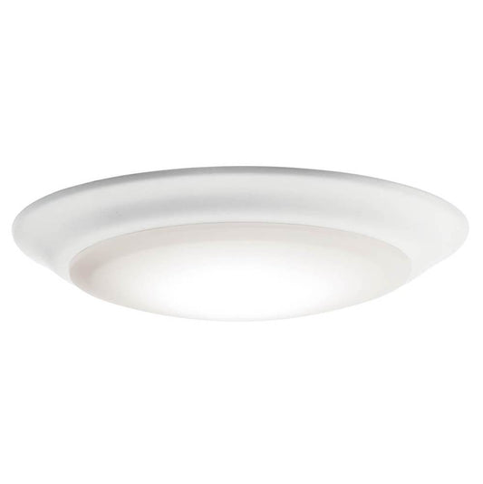 KICHLER 43846WHLED30B Downlight Gen I 7.5" 3000K LED Flush Mount 24 Pack White