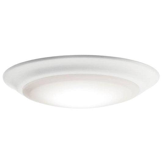 KICHLER 43846WHLED40 Downlight Gen I 7.5" 4000K LED Flush Mount White