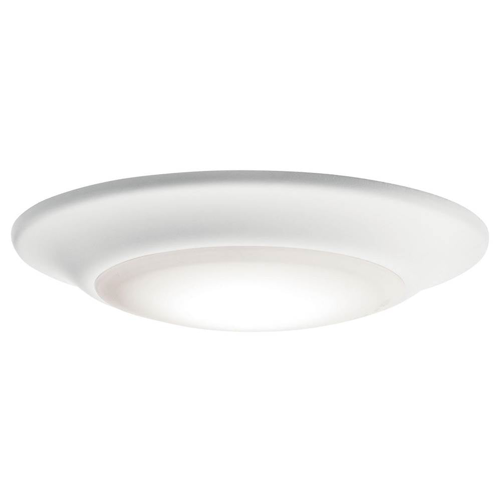KICHLER 43878WHLED30 Downlight Gen I 6" 3000K LED Flush Mount White