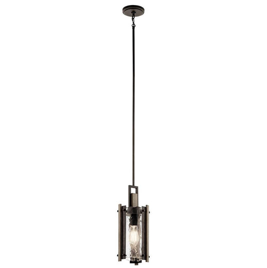 KICHLER 43898OZ Aberdeen 1 Light Pendant Olde Bronze