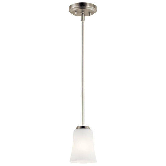 KICHLER 44053NI Tao 1 Light Mini Pendant Brushed Nickel