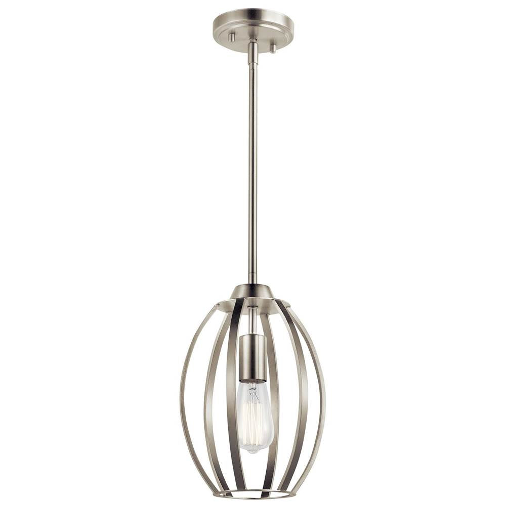 KICHLER 44054NI Tao 1 Light Pendant Brushed Nickel