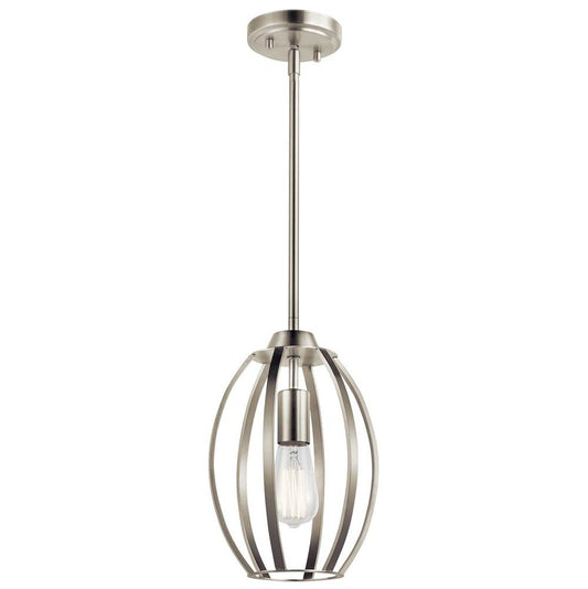 KICHLER 44054NI Tao 1 Light Pendant Brushed Nickel