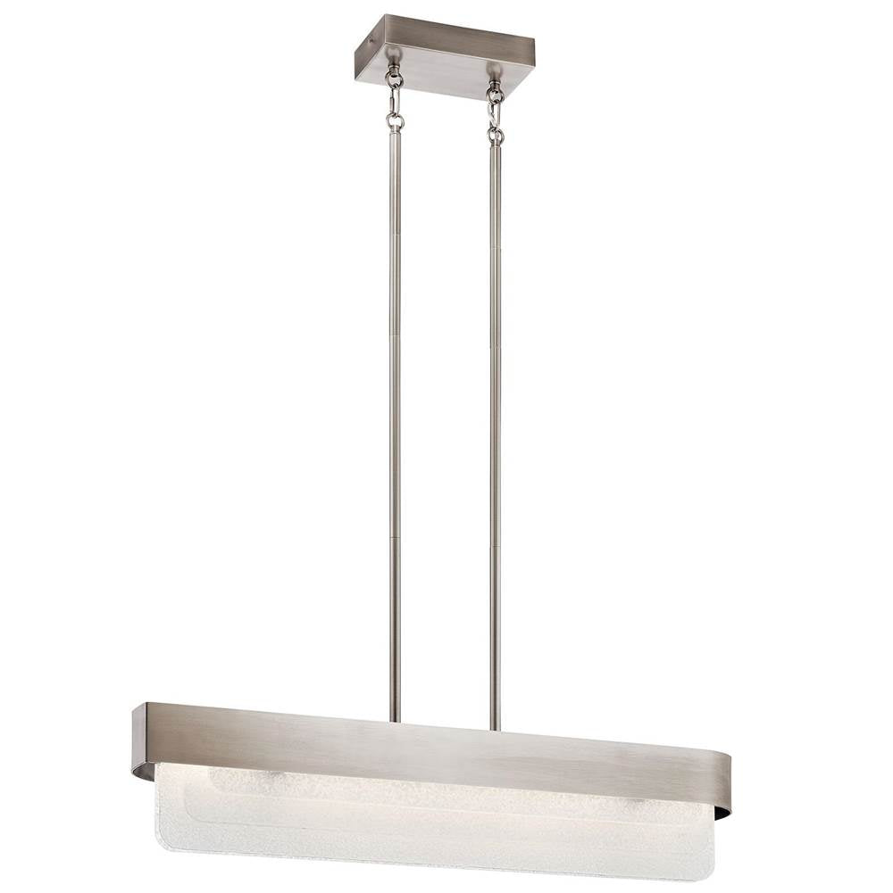 KICHLER 44160CLPLED Serene LED Linear Chandelier Classic Pewter
