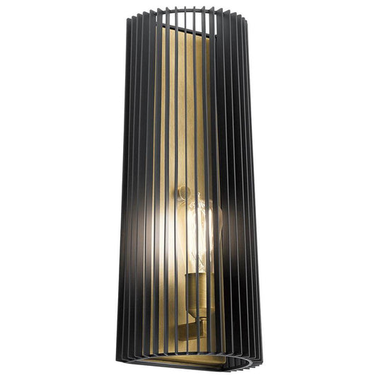 KICHLER 44170BK Linara 1 Light Wall Sconce Black