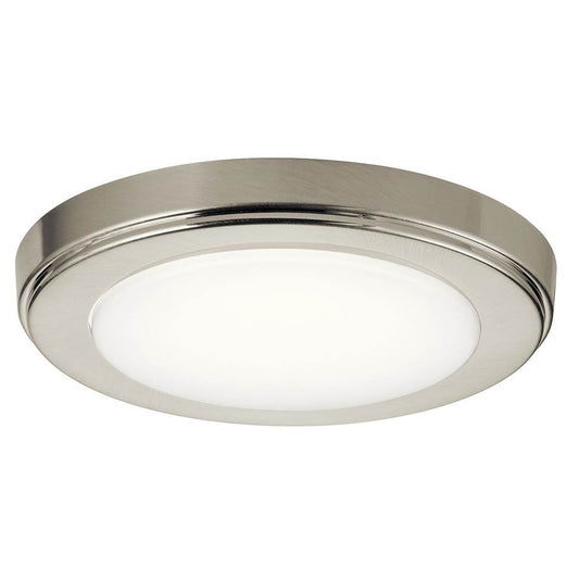 KICHLER 44244NILED30 Zeo 3000K LED 7" Round Flush Mount Brushed Nickel