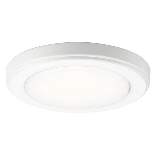 KICHLER 44244WHLED30 Zeo 3000K LED 7" Round Flush Mount White