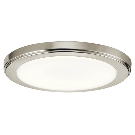 KICHLER 44246NILED30 Zeo 3000K LED 10" Round Flush Mount Brushed Nickel
