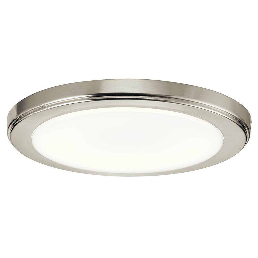 KICHLER 44246NILED40 Zeo 4000K LED 10" Round Flush Mount Brushed Nickel