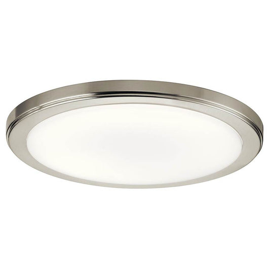 KICHLER 44248NILED30 Zeo 3000K LED 13" Round Flush Mount Brushed Nickel