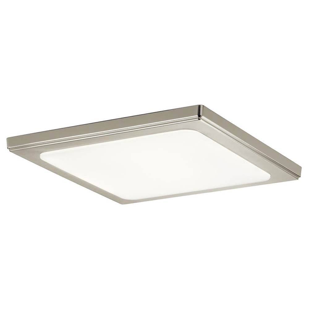 KICHLER 44249NILED30 Zeo 3000K LED 13" Square Flush Mount Brushed Nickel