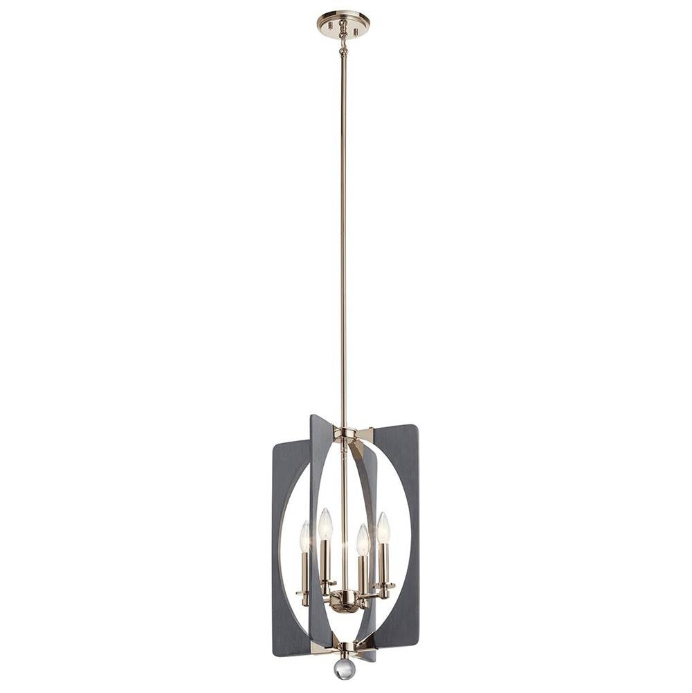 KICHLER 44362DWG Alscar 4 Light Foyer Pendant Driftwood Grey