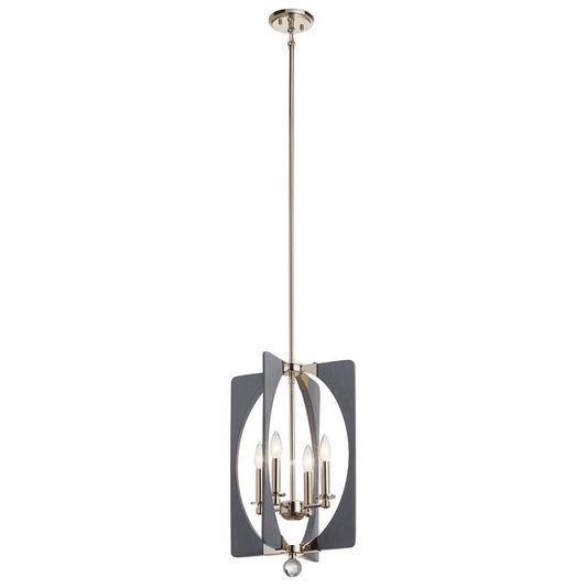 KICHLER 44362DWG Alscar 4 Light Foyer Pendant Driftwood Grey