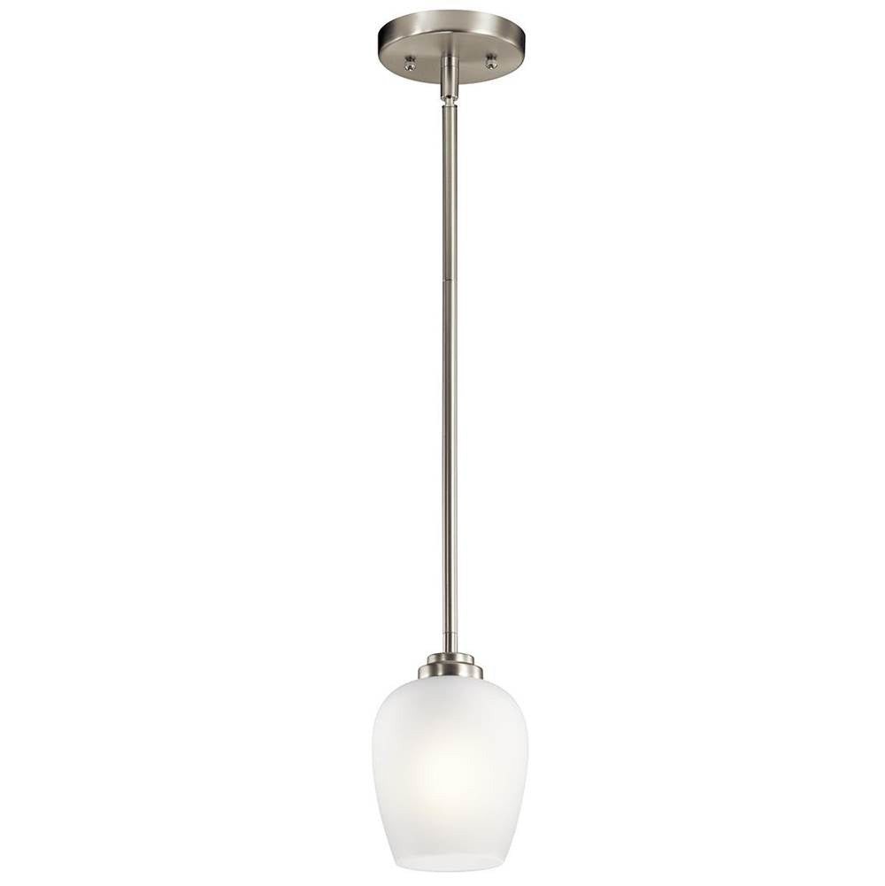 KICHLER 44380NI Valserrano 7.75" 1 Light Mini Pendant Brushed Nickel
