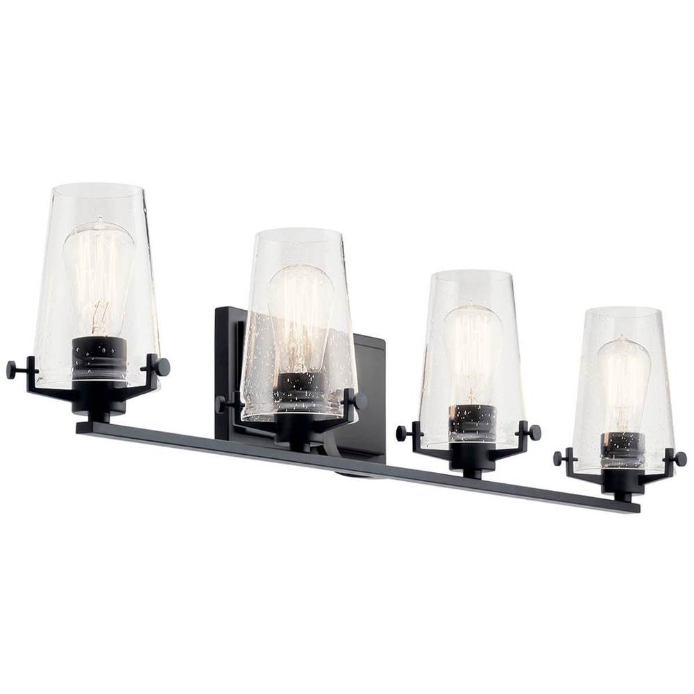 KICHLER 45298BK Alton 4 Light Vanity Light Chrome