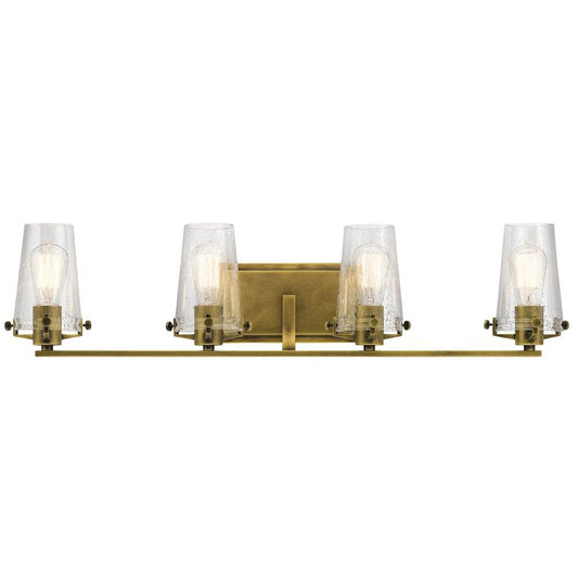 KICHLER 45298NBR Alton 4 Light Vanity Light Natural Brass