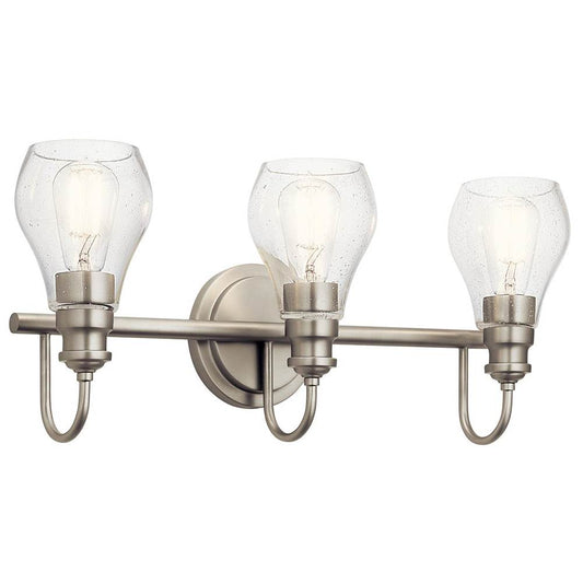 KICHLER 45392NI Greenbrier 3 Light Vanity Light Nickel