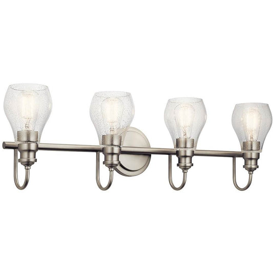KICHLER 45393NI Greenbrier 4 Light Vanity Light Nickel