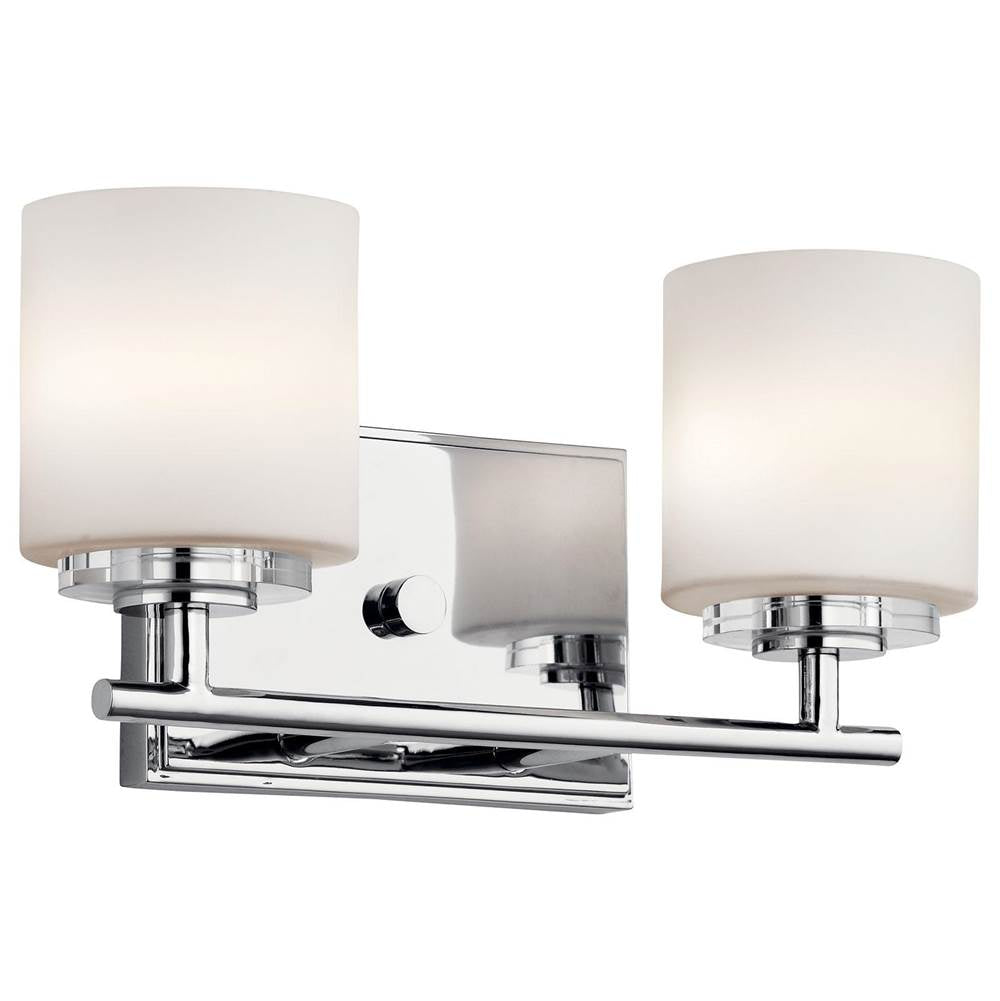 KICHLER 45501CH O Hara 2 Light Vanity Light Chrome