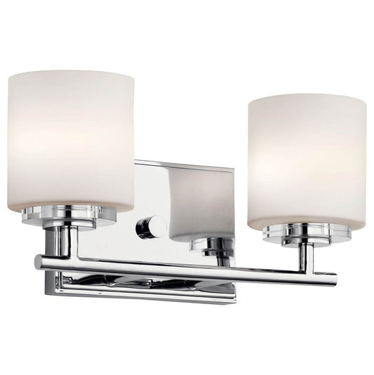 KICHLER 45501CH O Hara 2 Light Vanity Light Chrome