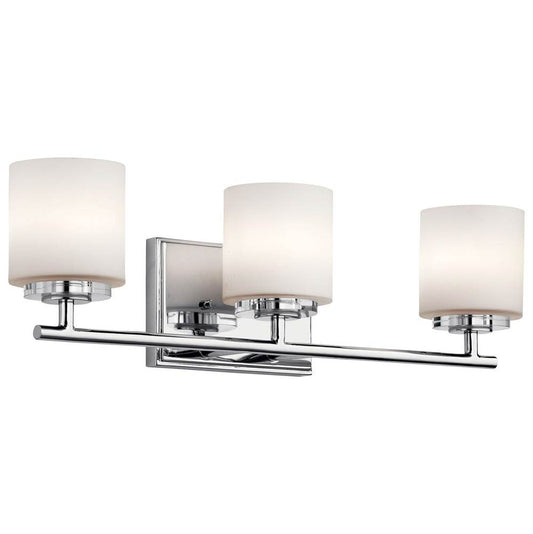 KICHLER 45502CH Ohara 3 Light Vanity Light Chrome