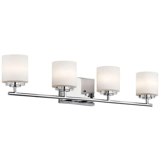 KICHLER 45503CH O'Hara 4 Light Vanity Light Chrome
