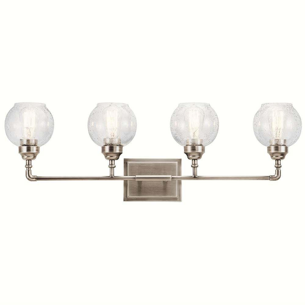KICHLER 45593AP Niles 4 Light Vanity Light Antique Pewter
