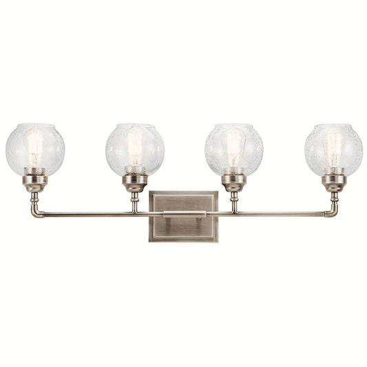 KICHLER 45593AP Niles 4 Light Vanity Light Antique Pewter