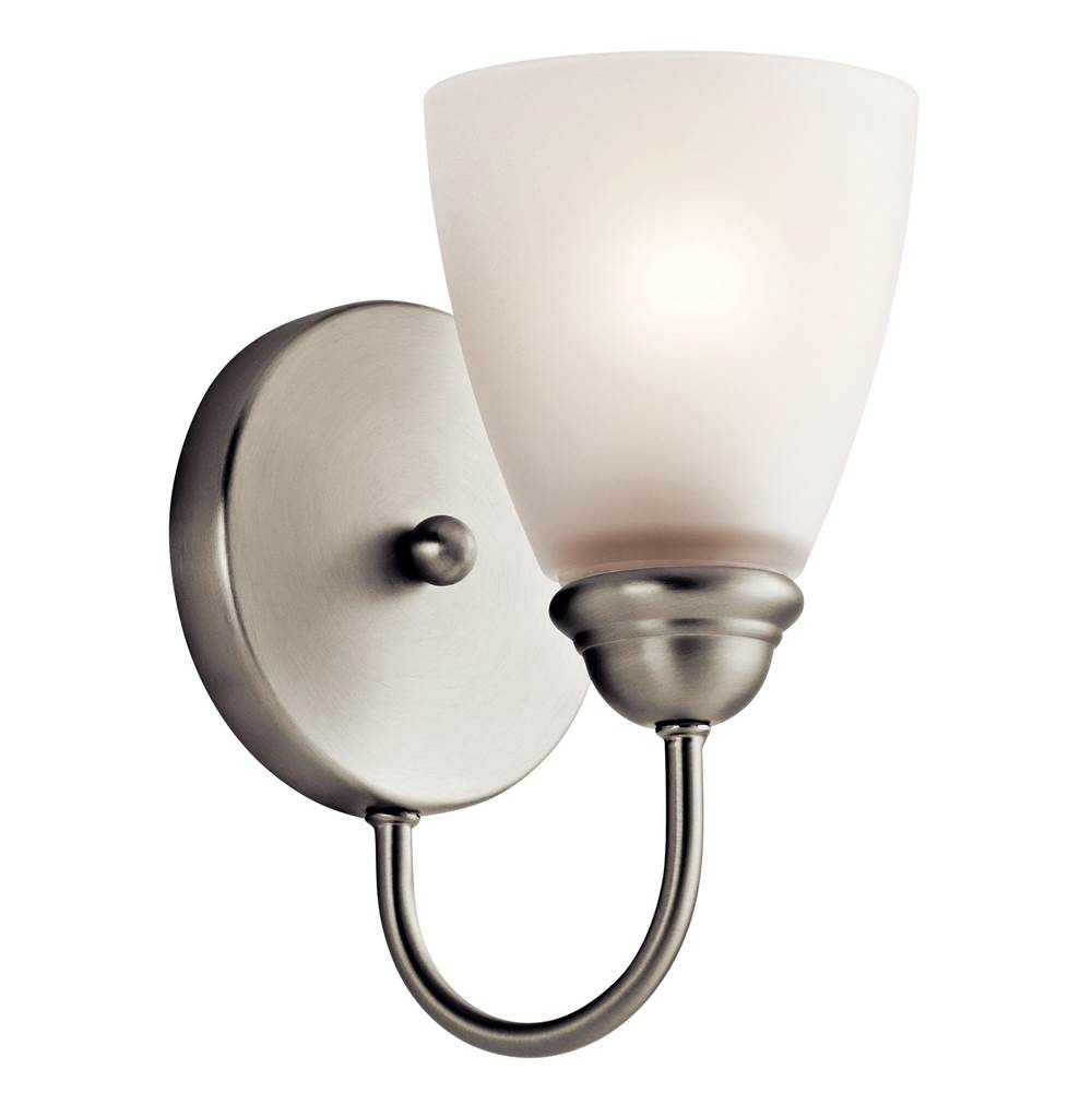 KICHLER 45637NI Jolie 1 Light Wall Sconce Brushed Nickel