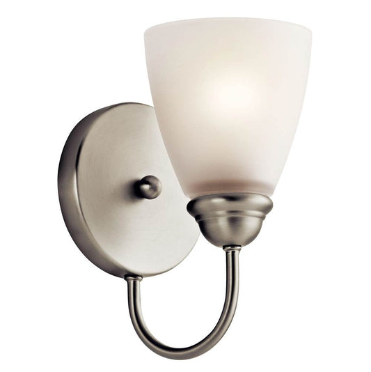 KICHLER 45637NI Jolie 1 Light Wall Sconce Brushed Nickel