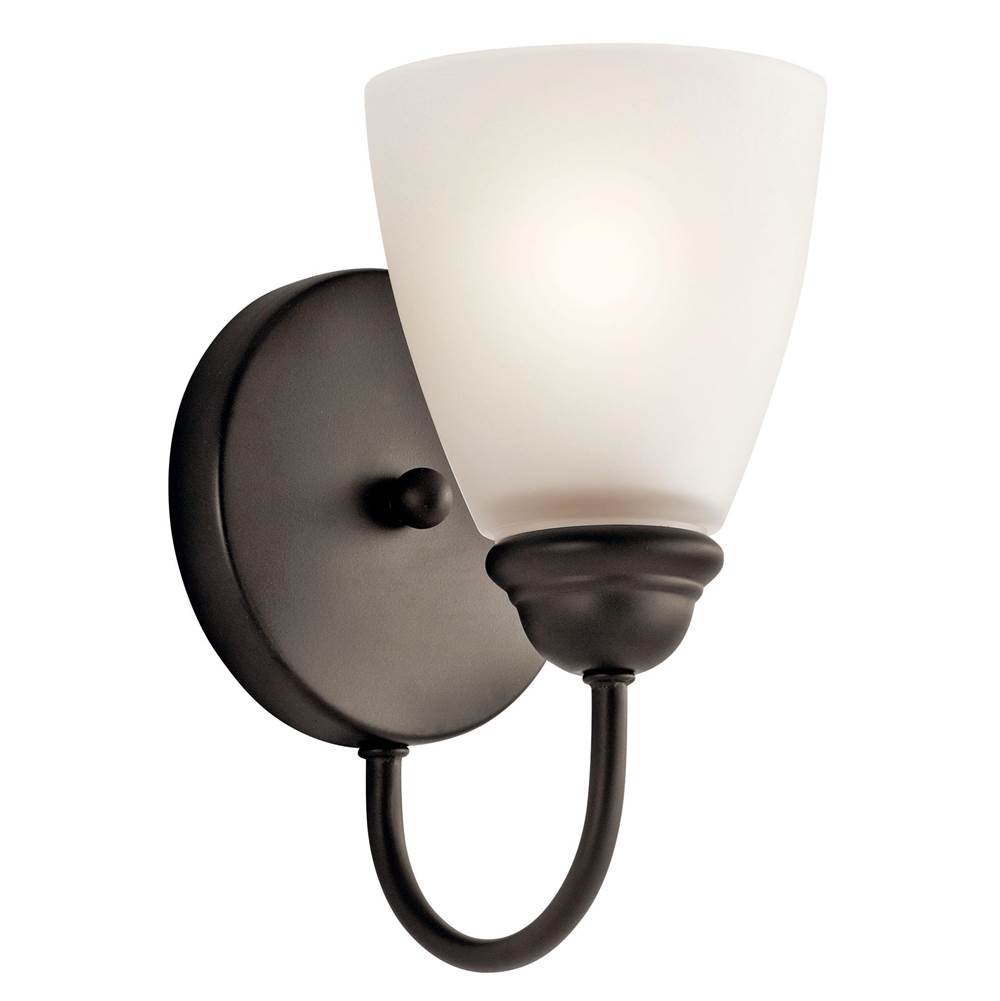 KICHLER 45637OZ Jolie 1 Light Wall Sconce Olde Bronze