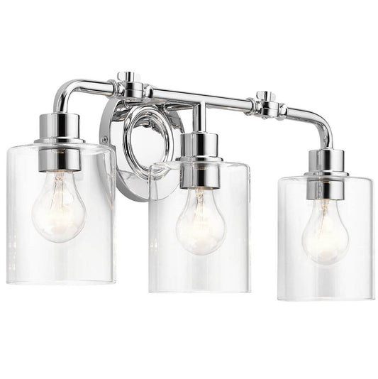 KICHLER 45666CH Gunnison 24" 3 Light Vanity Light Chrome