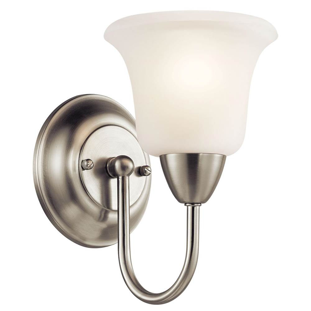 KICHLER 45881NI Nicholson 1 Light Wall Sconce Brushed Nickel