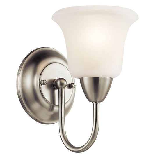 KICHLER 45881NI Nicholson 1 Light Wall Sconce Brushed Nickel
