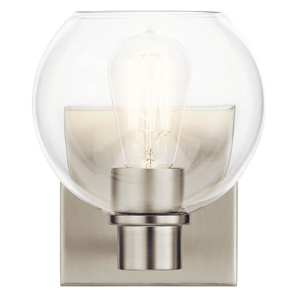 KICHLER 45892NI Harmony 1 Light Wall Sconce Brushed Nickel