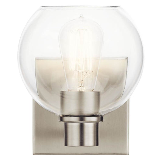 KICHLER 45892NI Harmony 1 Light Wall Sconce Brushed Nickel
