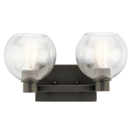 KICHLER 45893OZ Harmony 2 Light Vanity Light Olde Bronze