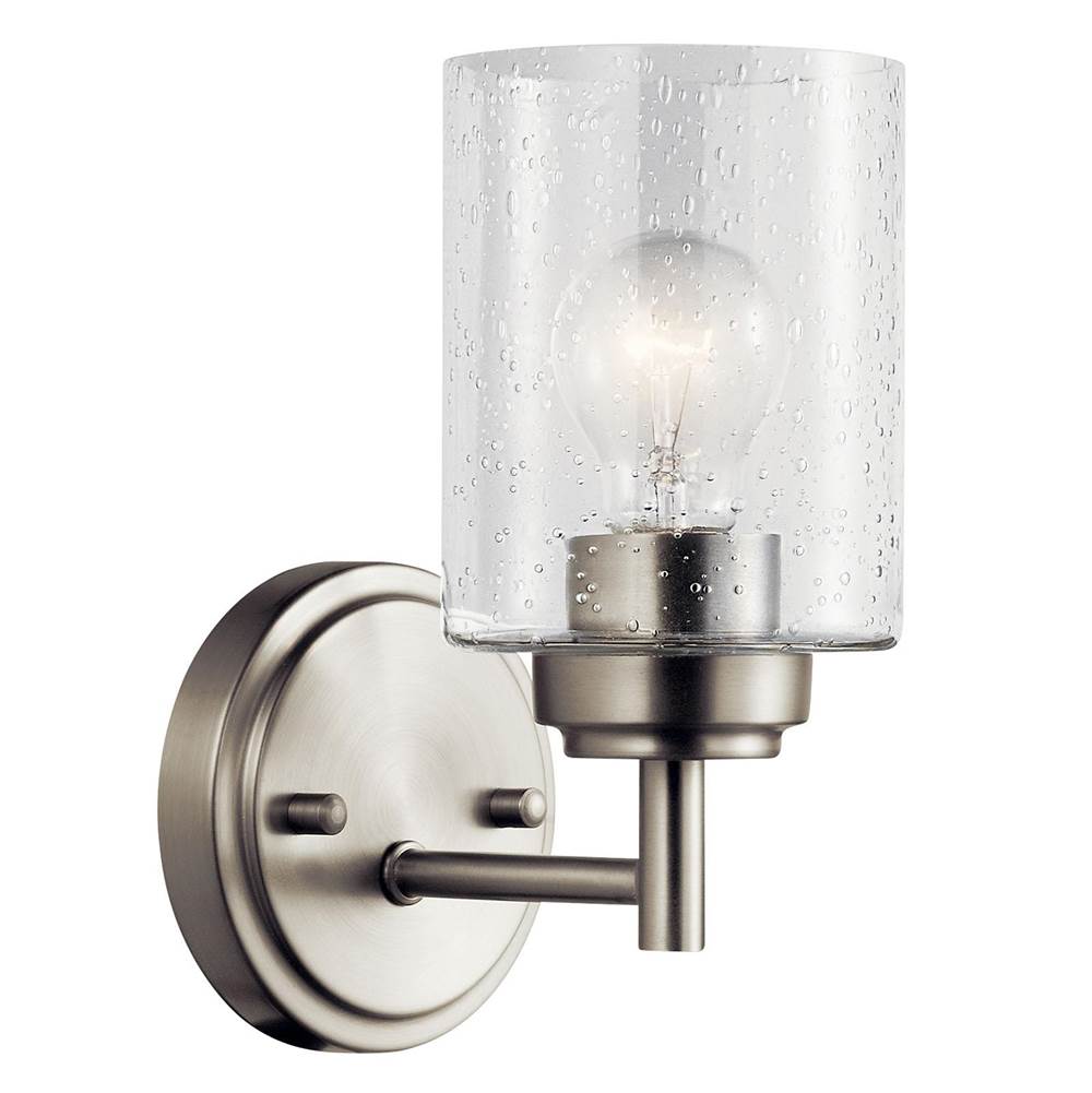 KICHLER 45910NI Winslow 1 Light Wall Sconce Brushed Nickel