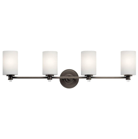 KICHLER 45924OZ Joelson 4 Light Vanity Light Olde Bronze