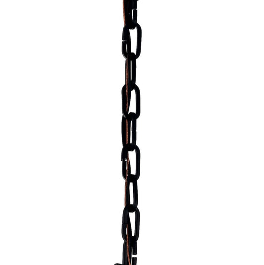 KICHLER 4902BK Accessory Square Chain, Heavy Duty, 36in - Black