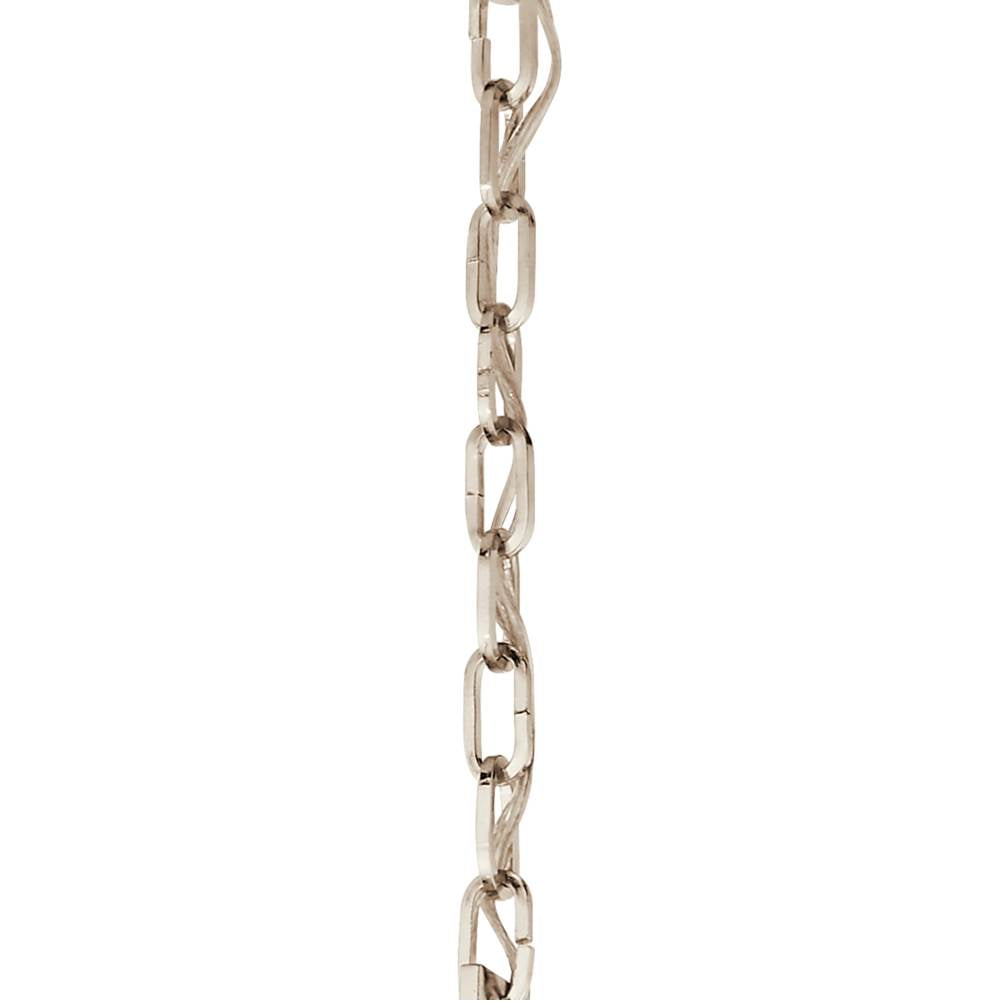 KICHLER 4902PN Accessory Square Chain, Heavy Duty, 36in - Polished Nickel